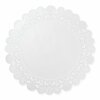 Amercareroyal Lace Doilies, Round, 12 in., White, 5000PK LD12